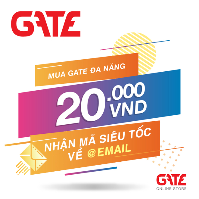 [HCM][FS] Thẻ GATE 20.000 - nhận mã SIÊU TỐC qua EMAIL