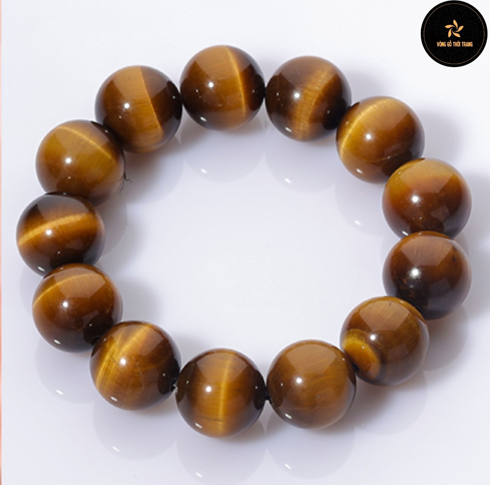 💥GIÁ TẠI XƯỞNG💥 Vòng Tay Đá Mắt Hổ Màu Nâu Vàng - Vòng đá tự nhiên, thời trang dành cho cả nam và nữ