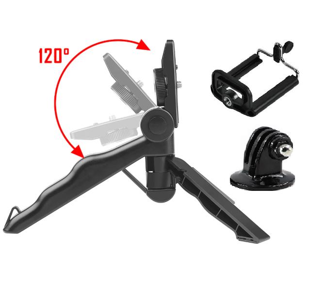 ⚡⚡ [HÀNG CÓ SẴN] Chân đế mini kiêm thiết bị ổn định cầm tay HANDGRIP cho máy ảnh và điện thoại + KÈM 1 Bộ MOUNT gắn GOPRO - SINKA