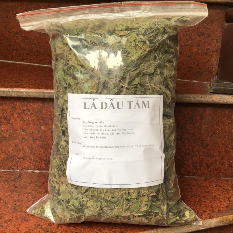 1kg lá dâu tằm khô hàng chuẩn xịn