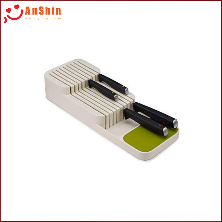 Hộp đựng dao kéo nhà bếp - khay cài dao tiện dụng - để được 9 dao lớn nhỏ - giúp tủ bếp luôn gọn gàng