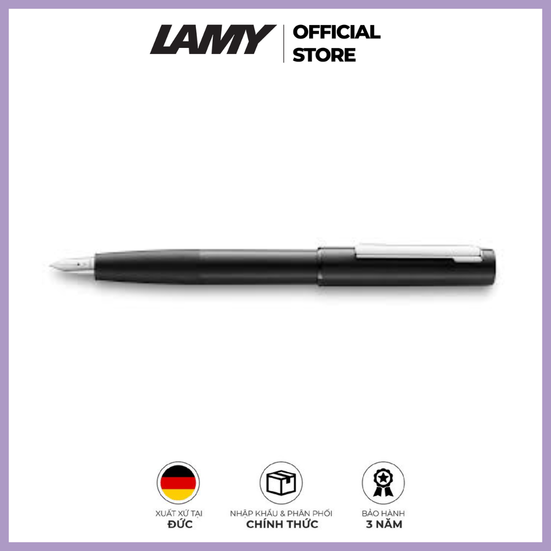 Bút máy cao cấp lamy aion black -