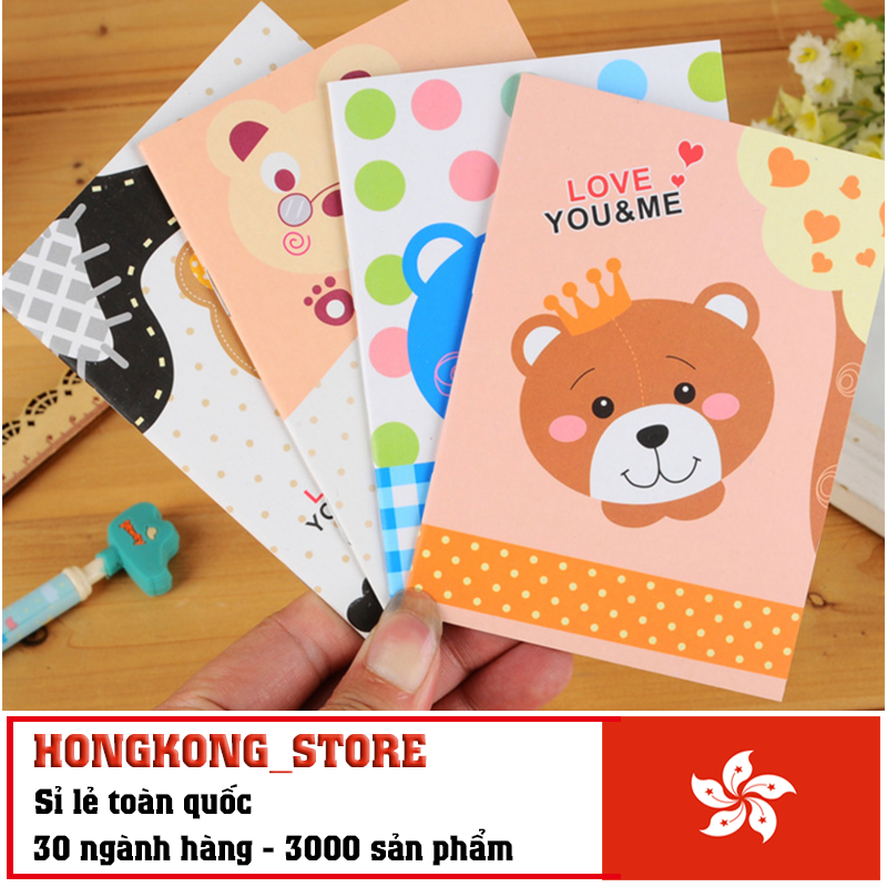 [COMBO 4 Cuốn] Sổ tay mini siêu dễ thương cho bé - Sổ tay 18 trang học tập cho bé