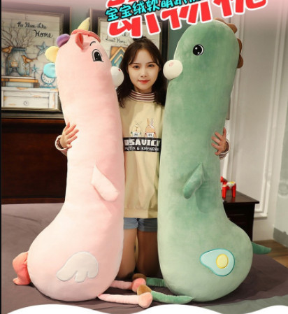 Gấu Bông Khủng Long Kỳ Lân Dài 1m2 Có Đuôi Cong Quặp Chân Gấu Bông Khổng Lồ Gấu Bông Cute Gối Ôm Cho Mẹ Bầu