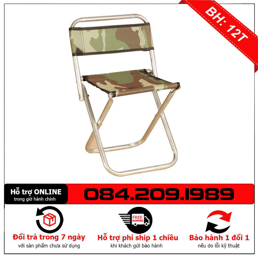 Ghế du lịch - Ghế câu cá ngoài trời gấp gọn tiện dụng