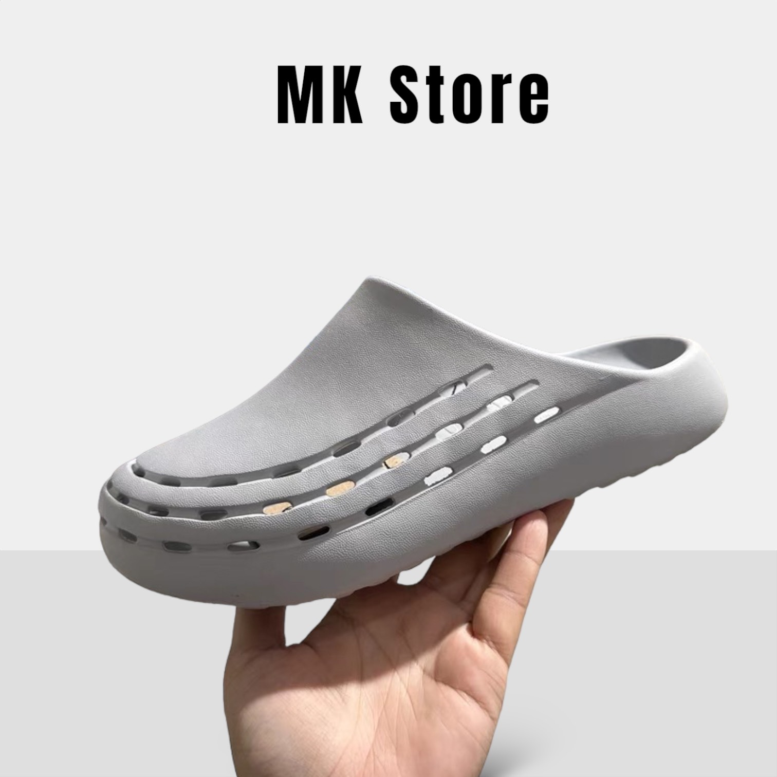 Dép sục nhựa nam bít mũi siêu nhẹ siêu êm đi mưa chống nước - SL047