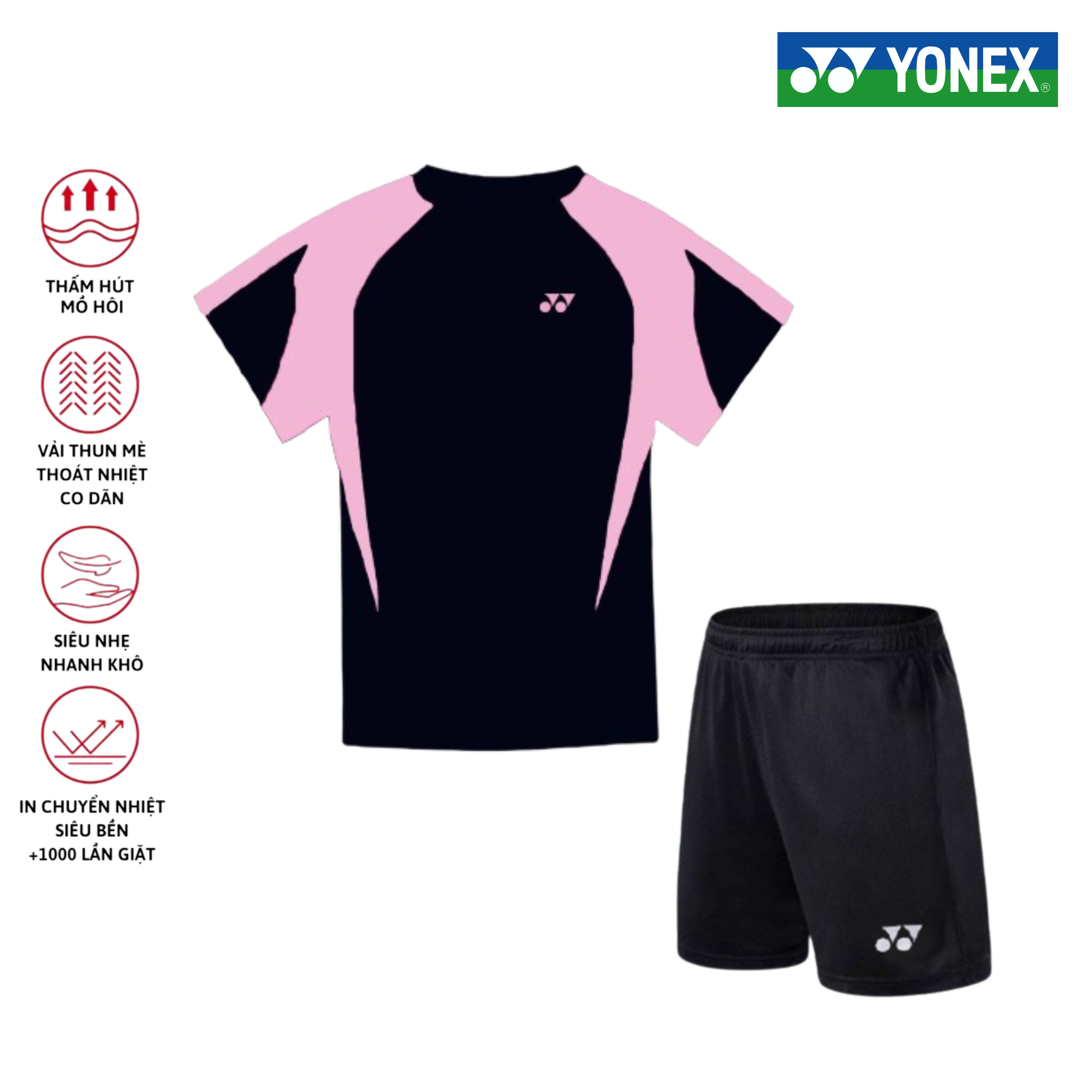 Áo cầu lông, quần cầu lông Yonex chuyên nghiệp mới nhất sử dụng tập luyện và thi đấu cầu lông A503
