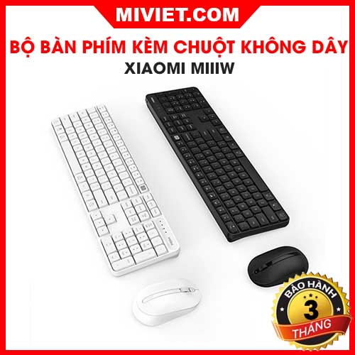 Bộ Bàn Phím Kèm Chuột Không Dây Xiaomi Miiiw - Bảo Hành 3 Tháng