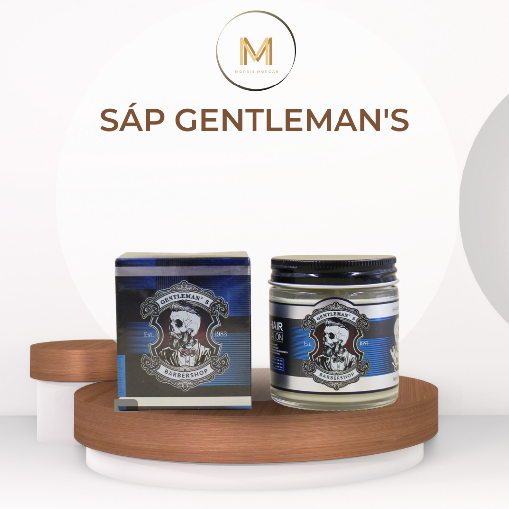 Sáp wax vuốt tóc gentleman's clay wax chính hãng | morris morgan