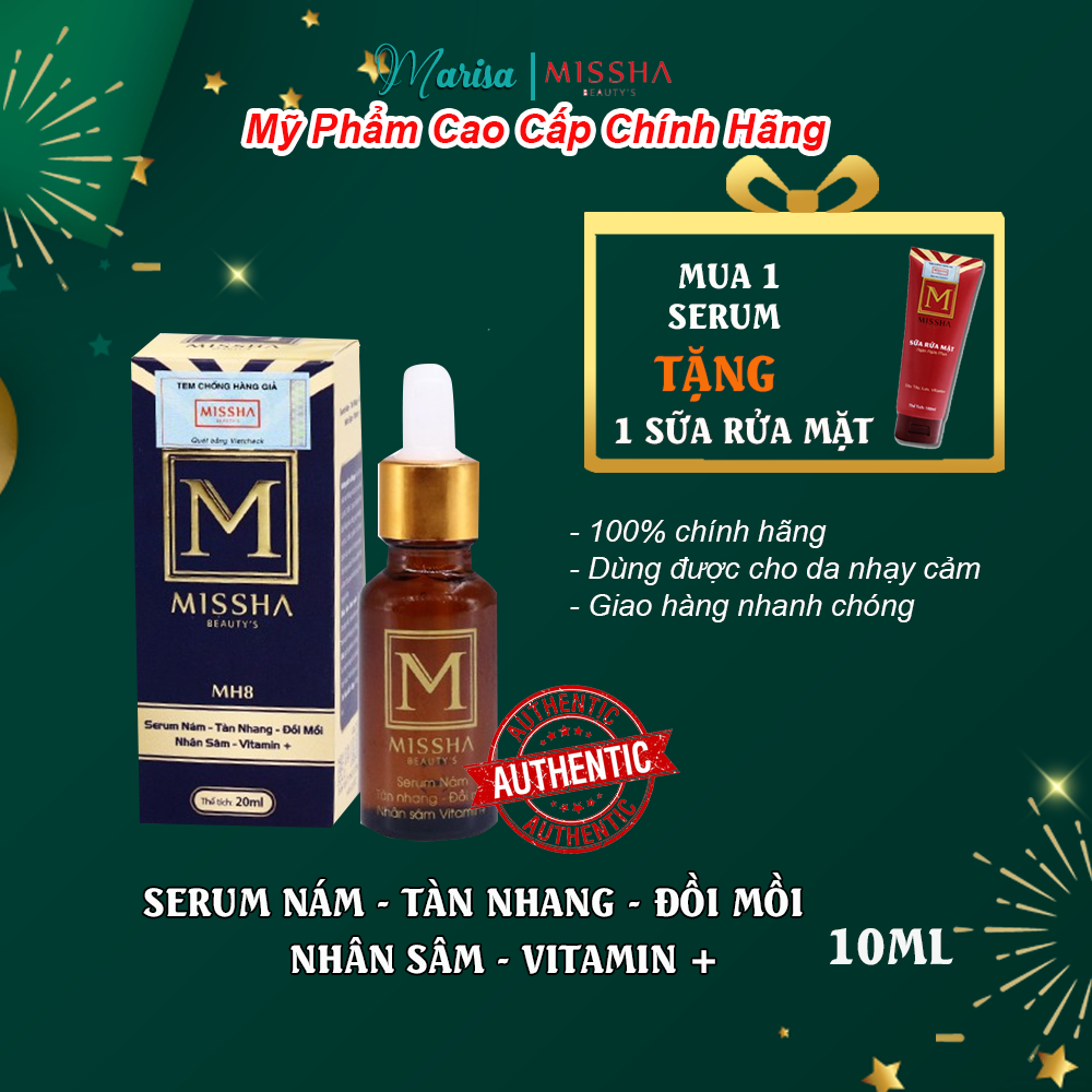 Serum nám tàn nhang đồi mồi nhân sâm vitamin Missha 20ml chính hãng - Marisa Beauty