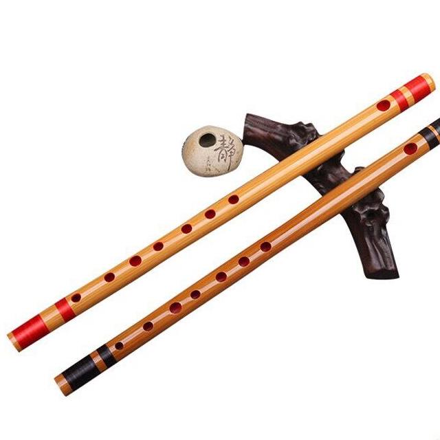 Sáo Trúc Âm Chuẩn Tone Đô C5 Sáo trúc Nga Mi - Tông Đô cho người mới tập_Tặng dây treo sáo nhiều màu sắc