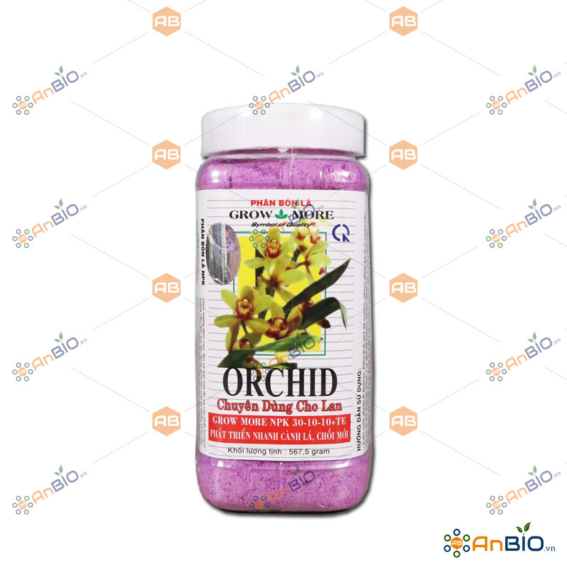 Phân bón npk grow more orchid 30-10-10 chuyên hoa lan hũ 567.5g - a5.1031