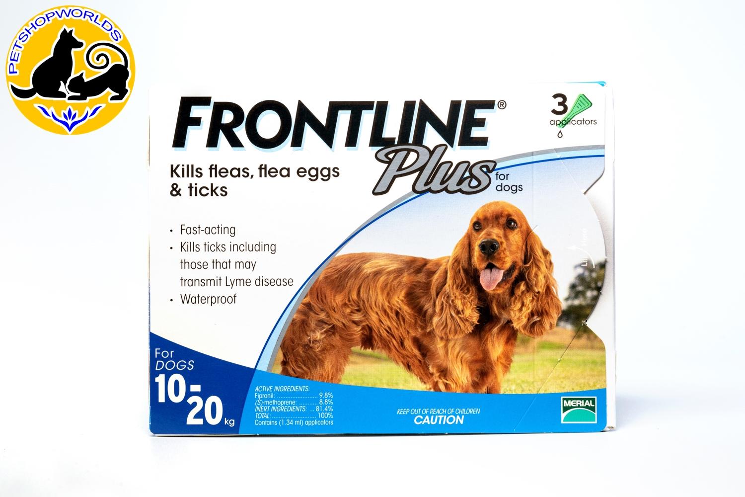 Nhỏ gáy trị ve rận frontline plus 10-20 nhập từ pháp /1 tuýp