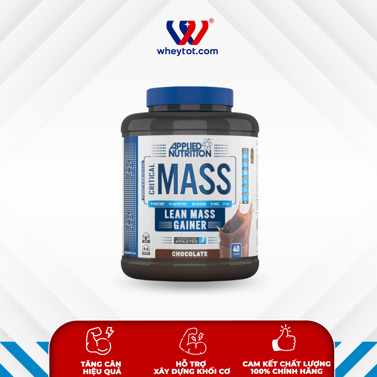 Applied Nutrition Critical Mass Professional - Lean Mass Gainer mass tăng cân chính hãng nhập khẩu Anh Quốc