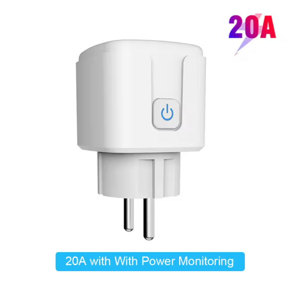 Ổ Cắm WiFi Thông Minh Tuya/ Smart Life_ Giám Sát Nguồn Điện Điều Khiển Bằng Giọng Nói Alexa Google