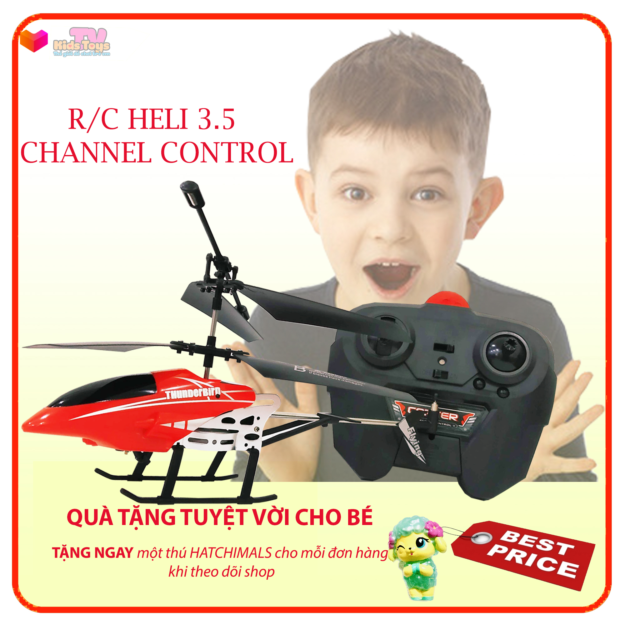 [HCM]Đồ chơi máy bay điều khiển từ xa 3.5 kênh R/C Heli 3.5 channel control trực thăng điều khiển từ xa đồ chơi bé trai yêu thích