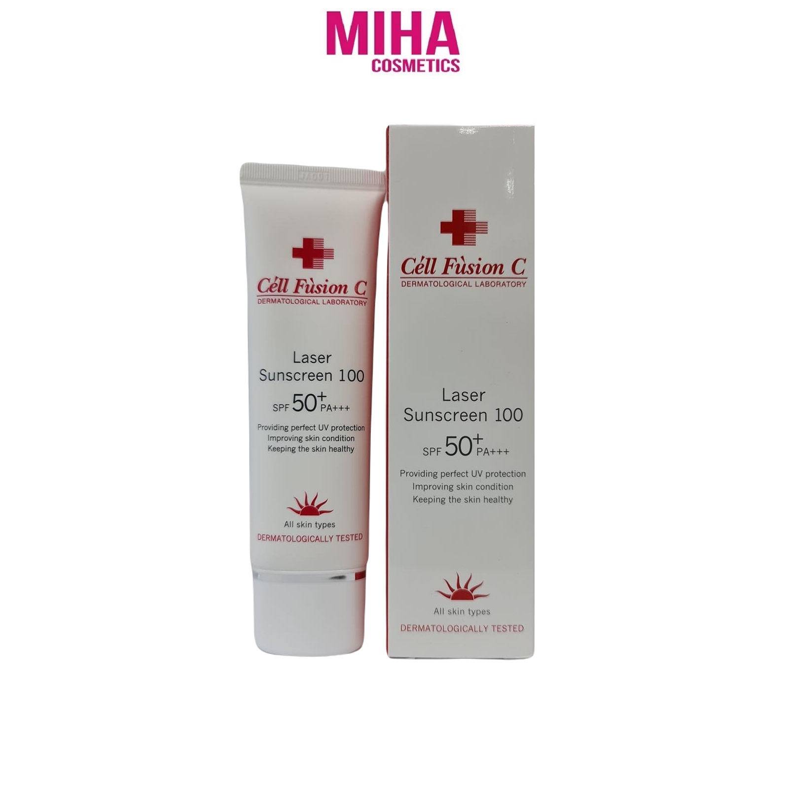 Kem Chống Nắng Cell Fusion C Laser Sunscreen 100 SPF50+ PA+++ 50ml Hàn Quốc