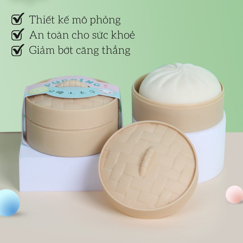 Đồ Chơi Giảm Stress, Bánh Bao Bóp Co Giãn An Toàn Cho Trẻ COCA T