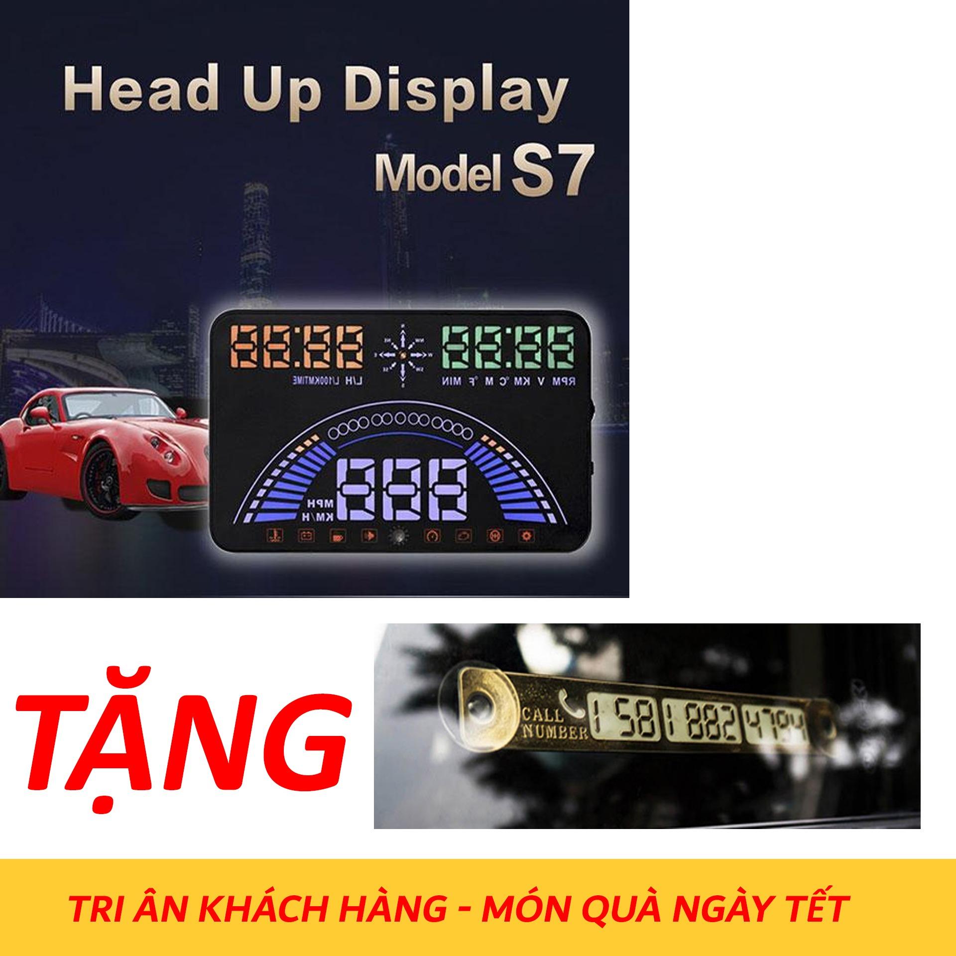 Thiết bị hiển thị tốc độ hud s7 cho xe hơi