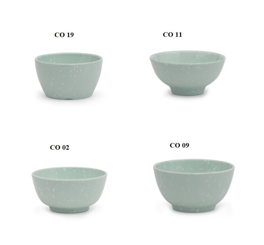 Chén đựng cơm,chè nhựa Melamine vân đá ngọc nhiều Size