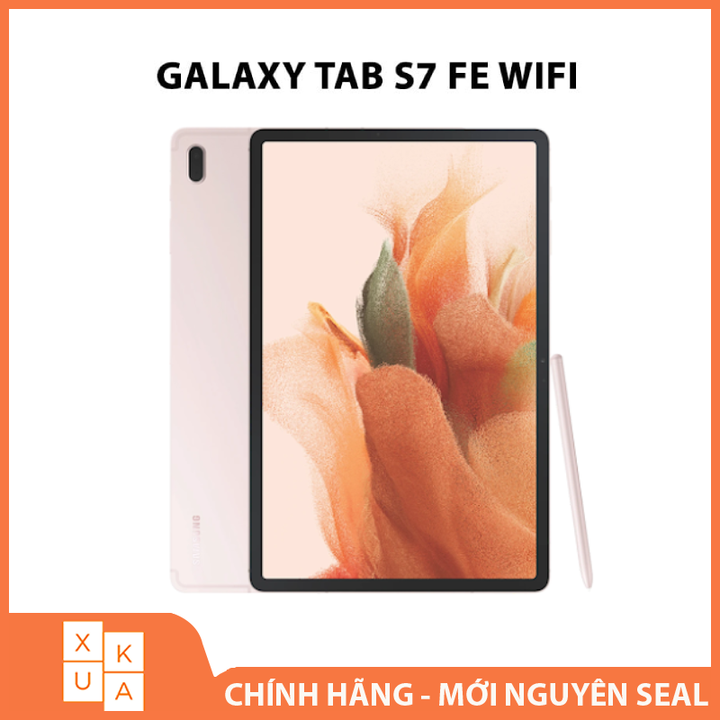 Máy tính bảng Samsung Galaxy Tab S7 FE Wifi Màn hình 12.4" Bút S Pen mới nguyên seal