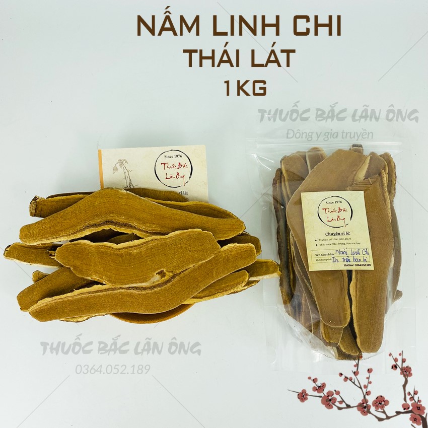 Nấm linh chi thái lát 1kg