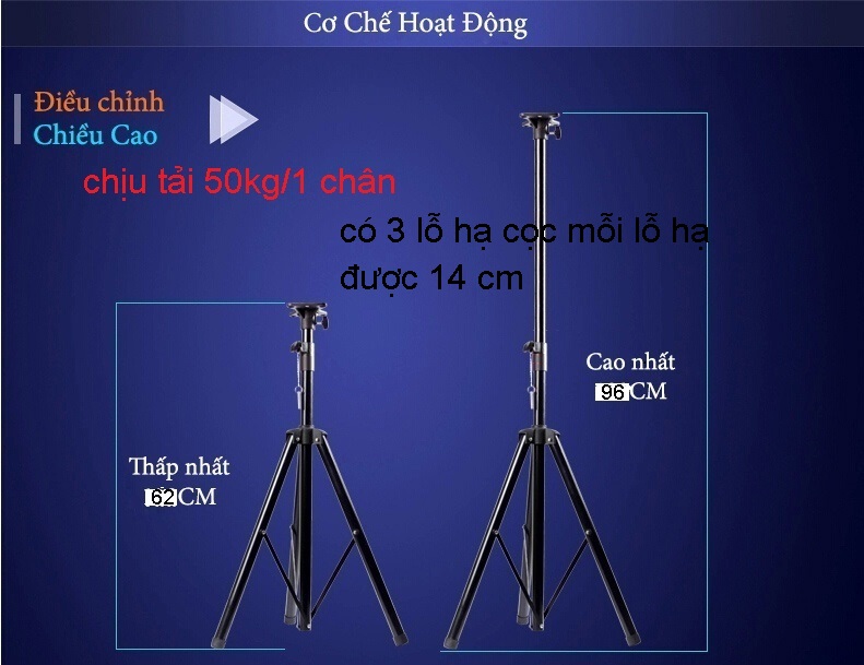 Chân loa đứng loại tốt LKT-