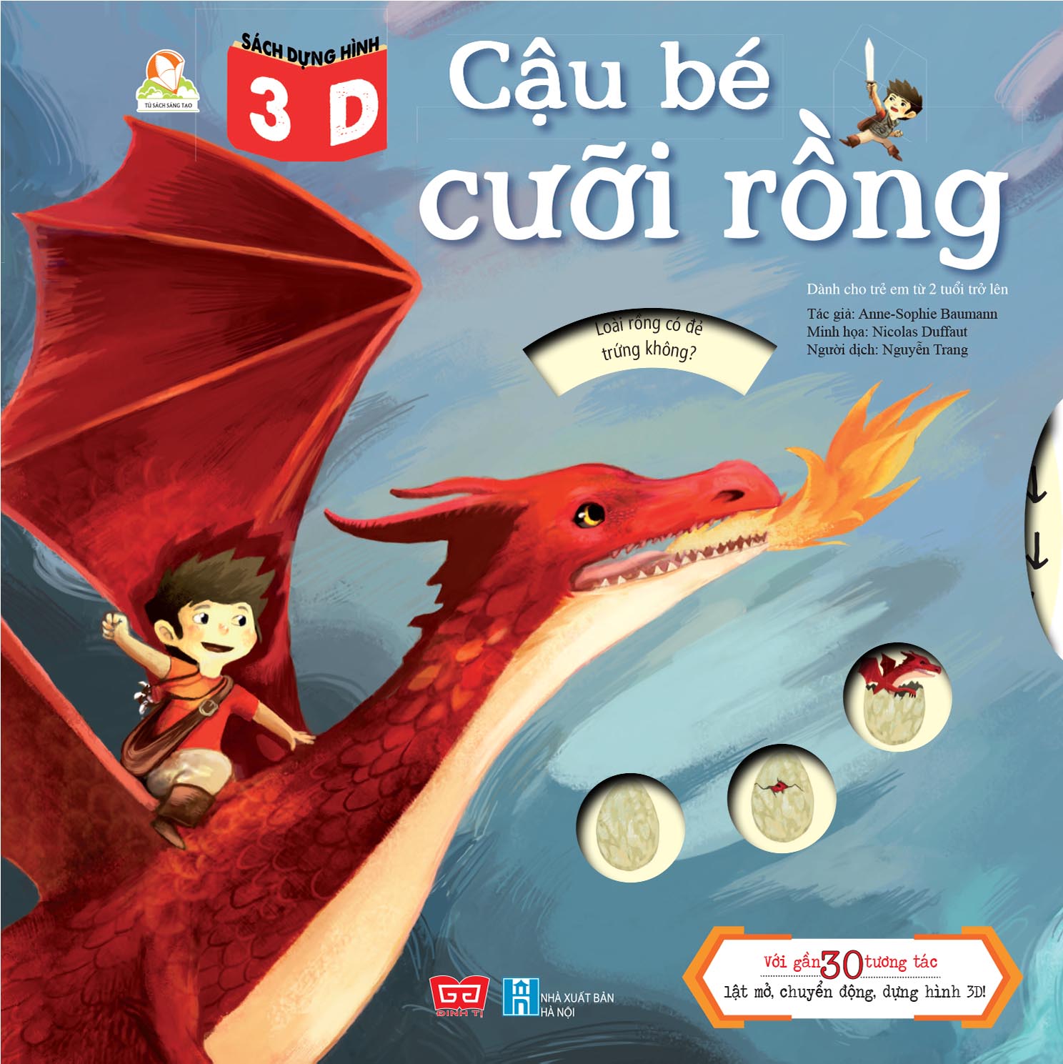Fahasa - sách dựng hình 3d - cậu bé cưỡi rồng
