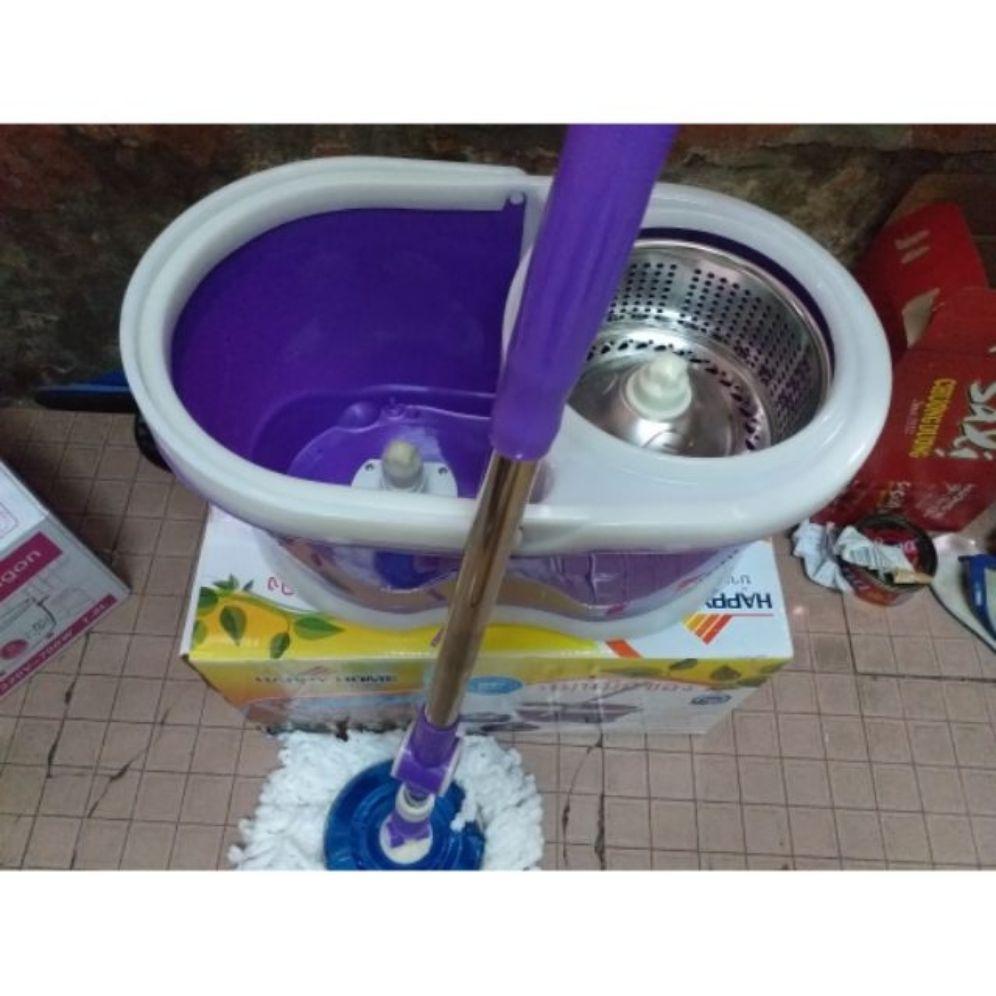 Bộ lau nhà 360° lồng vắt inox thái lan giảm 15% tặng kèm 1 bông lau