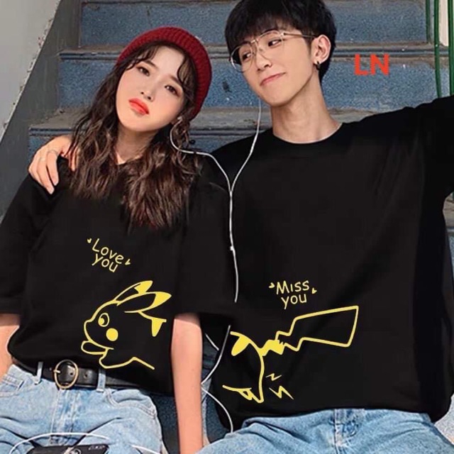 Combo 2 áo-Áo đôi thun mèo ghép áo cặp áo tình yêu.áo thun nam .áo thun nữ. aothun nam aothun nu. áo đôi.ao ngắn tay.