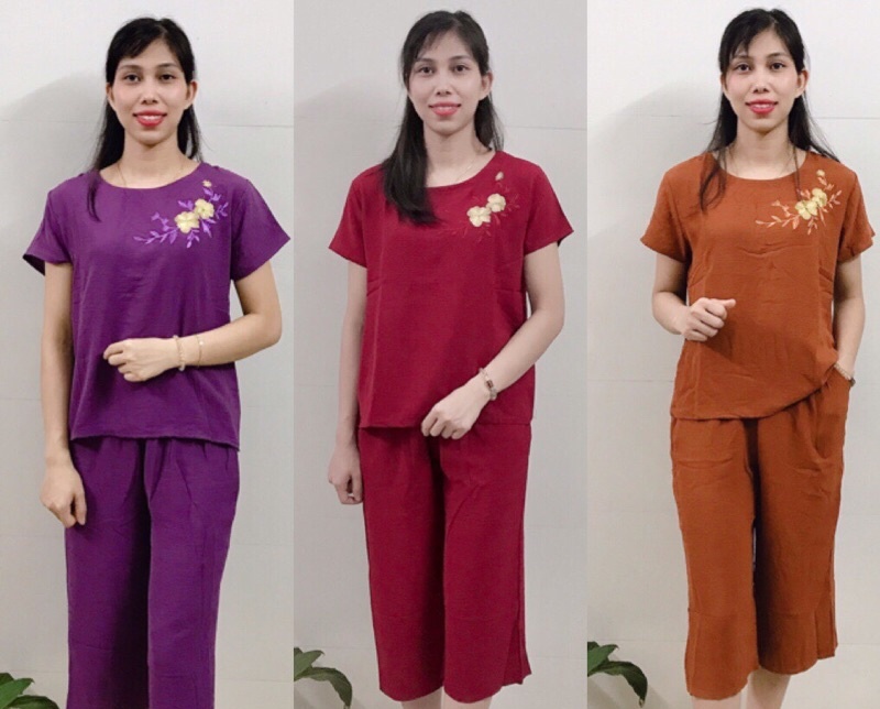 Bộ Đồ Lửng Ống Rộng Người Trung Niên Giá Tốt T08/2023 | Mua Tại Lazada.Vn