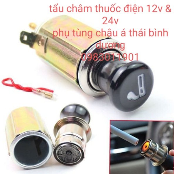 Tẩu châm thuốc , chân cắm tẩu ô tô,xe máy, tàu thuyền,12v,24v