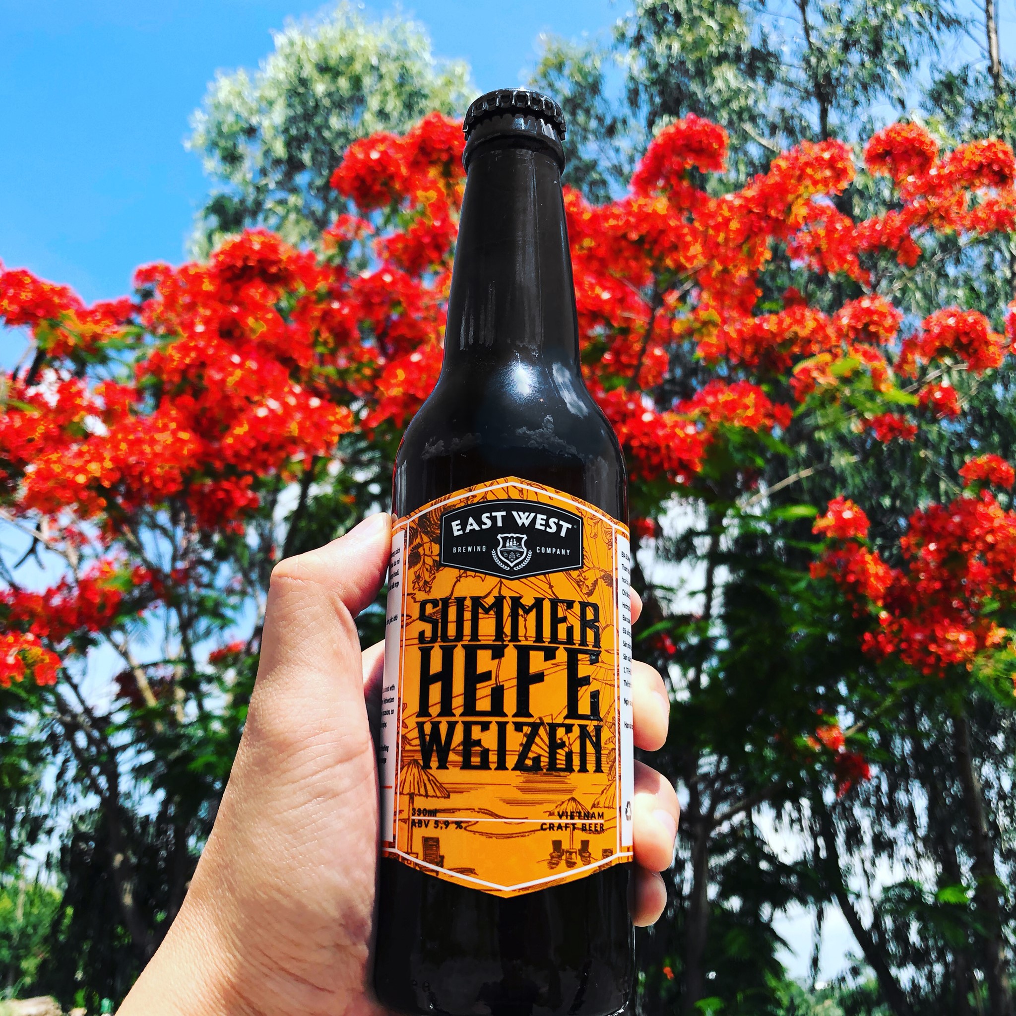 Bia thủ công east west summer hefeweizen - thùng 24 chai
