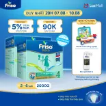 Bộ 2 Hộp Sữa Bột Friso Gold 4 Hộp Giấy 2KG/hộp (cho trẻ từ 2-6 tuổi)