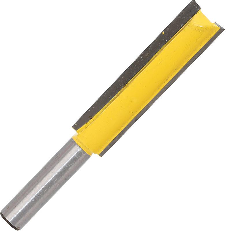 Mũi phay thẳng, rãnh thẳng làm bằng thép cứng và cacbua hạt cốt 8mm