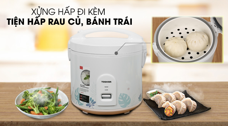Nồi cơm nắp gài toshiba 1.8 lít rc-18jh2pv