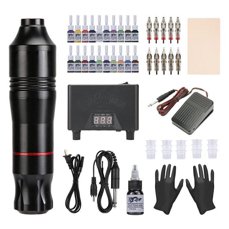 Động Cơ Chuyên Nghiệp Rotary Tattoo Machine Pen Loại Xăm Máy Liner Và Shader Tattoo Machine Set Tattoo Nguồn Cung Cấp Phụ Kiện Công Cụ