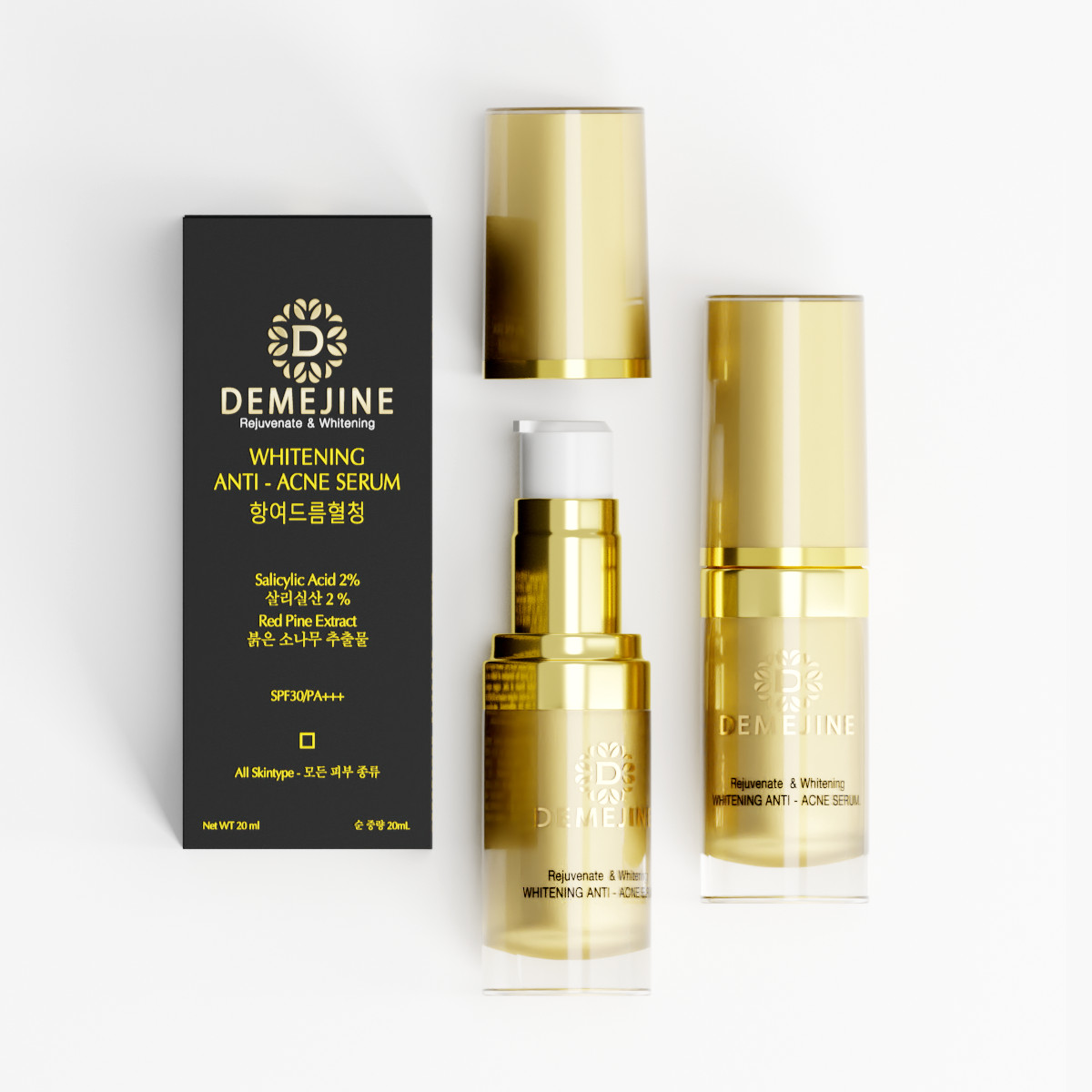 [HCM]Serum sạch mụn sáng da trong vòng 7 ngày-DEMEJINE WHITENING ANTI ACNE SERUM
