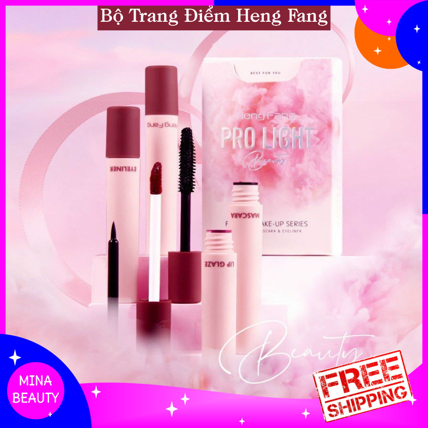 [HCM][TẶNG KEM DƯỠNG DA TAY] Set 4 món Hengfang Pro Light - MINABEAUTY - Set 4 món nội địa Trung siêu hot