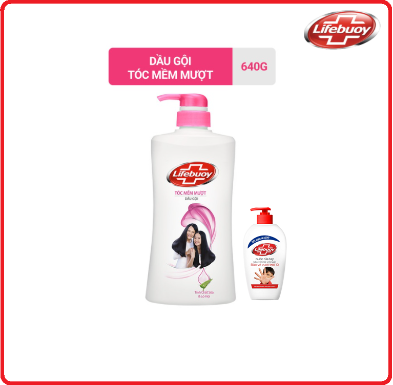Dầu Gội LIFEBUOY Tóc Mềm Mượt Chai 320g