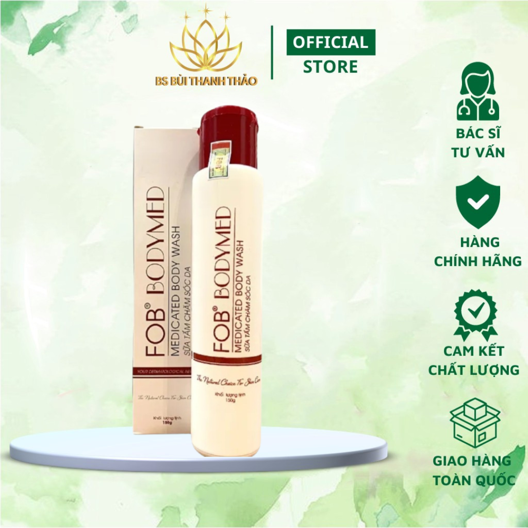 Sữa tắm fob bodymed medicated body wash - sữa tắm y khoa chăm sóc da nhạy cảm 150g
