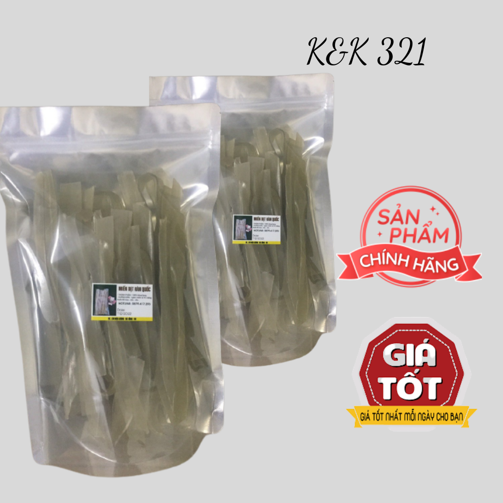 Combo 2 kg miến dẹt hàn quốc , miến dẹt ăn lẩu hàn quốc