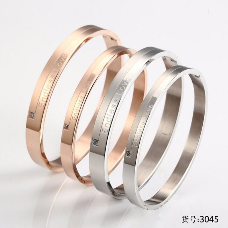 Bộ 2 vòng tay đôi nam nữ enless love ti tan ko đen tt 0734
