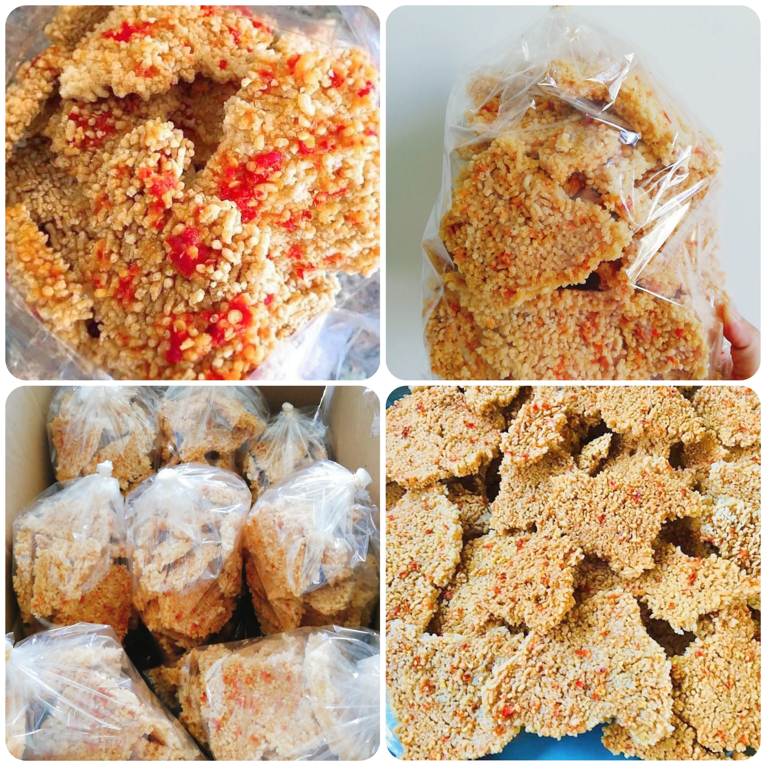 Cơm cháy mắm tỏi Bình Định, túi 500gr