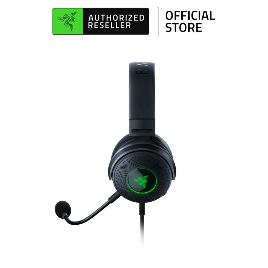 Tai nghe gaming razer kraken v3 hypersense | usb type-a | thx spatial audio | micro khử ồn | đệm vải | led chroma rgb
