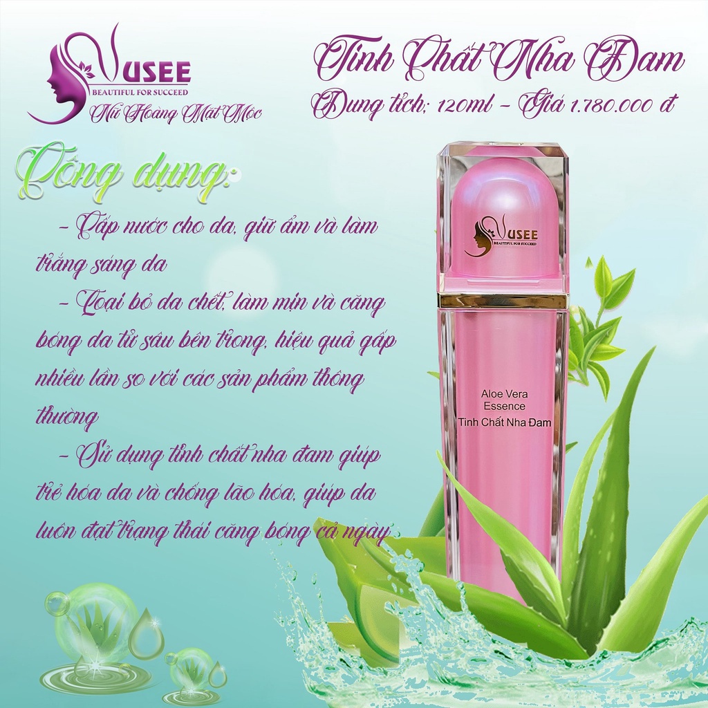 Tinh chất nha đam nusee, chất dưỡng mộc mỹ nhân 120ml