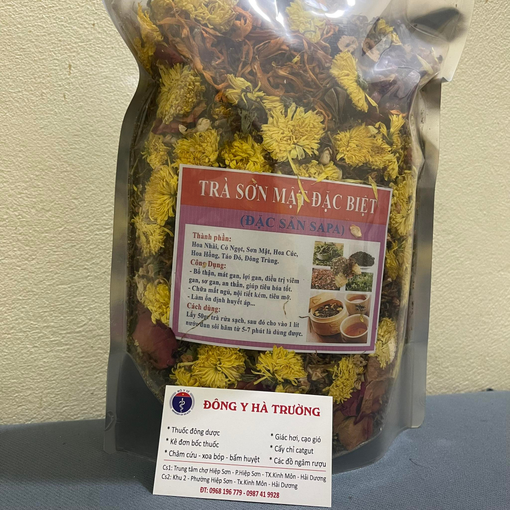 Trà sơn mật hồng sâm sapa loại đăc biệt 500g