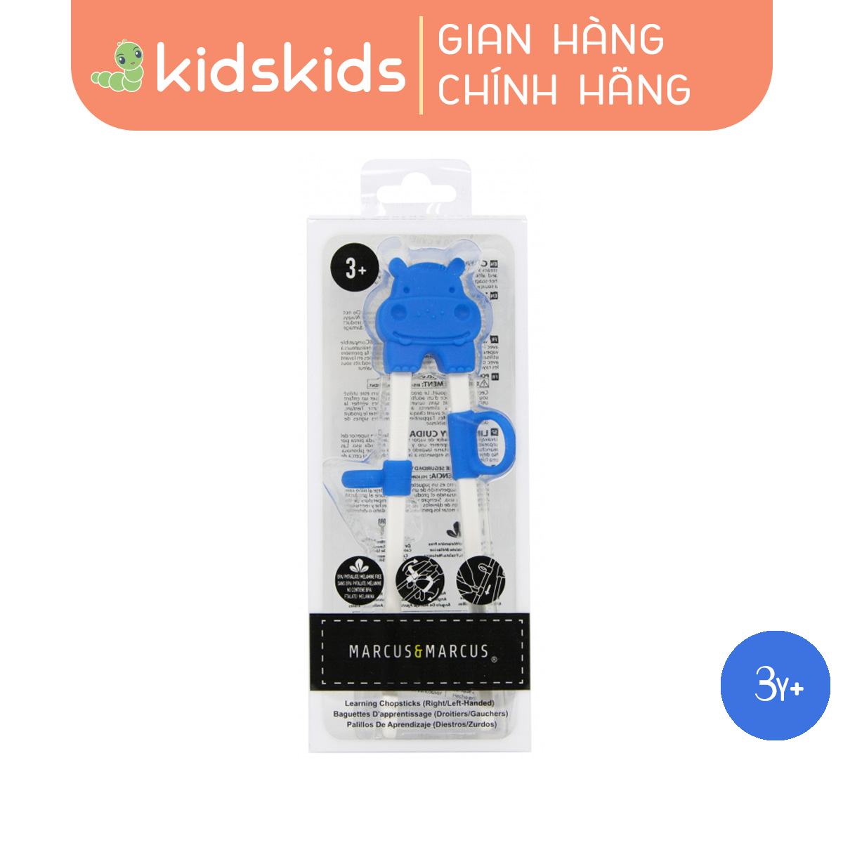 Đũa tập ăn cho bé Marcus & Marcus, từ 3 tuổi - Lucas