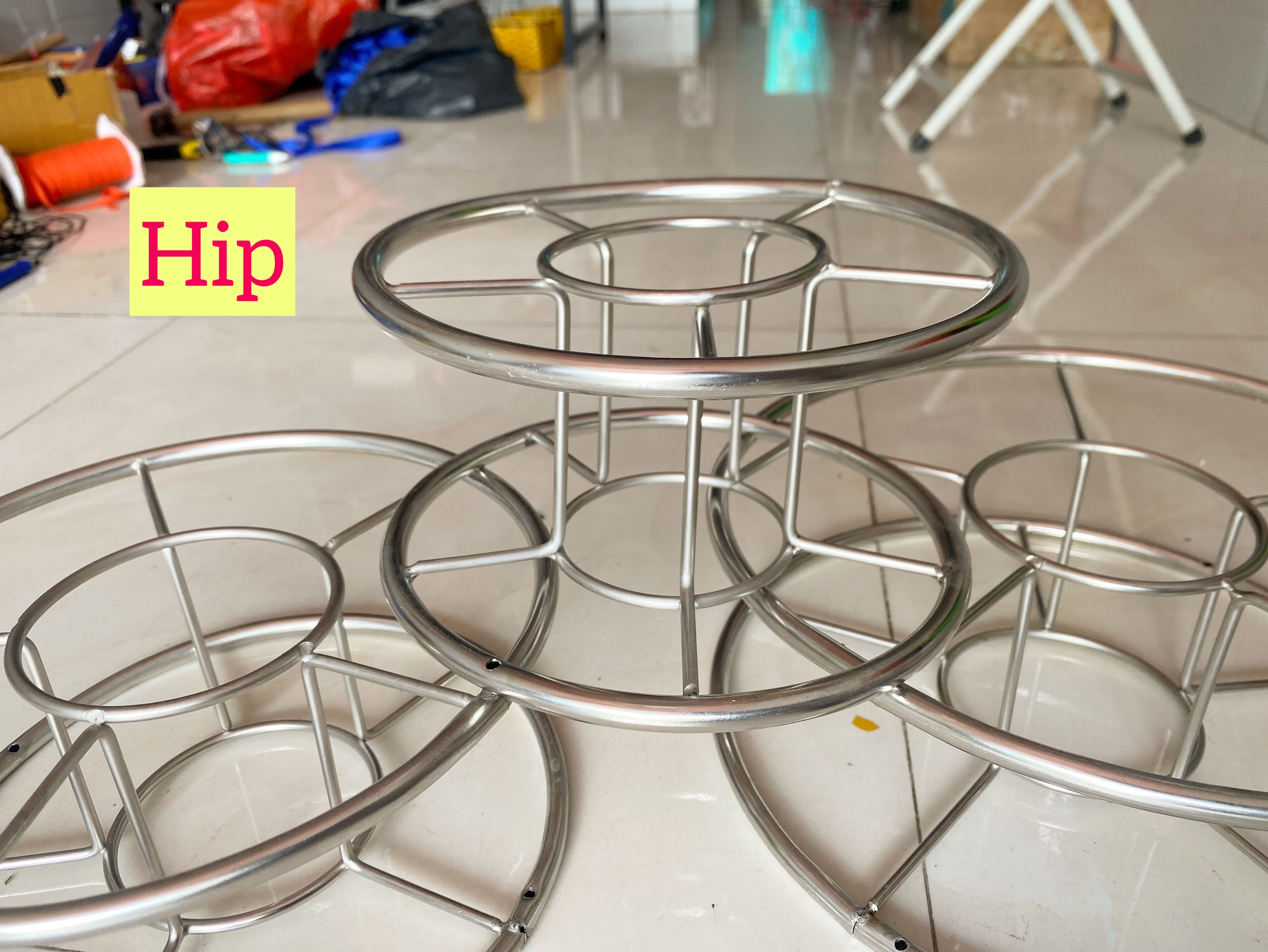 Guồng inox cuộn, quấn dây diều, dây điện, ống nước