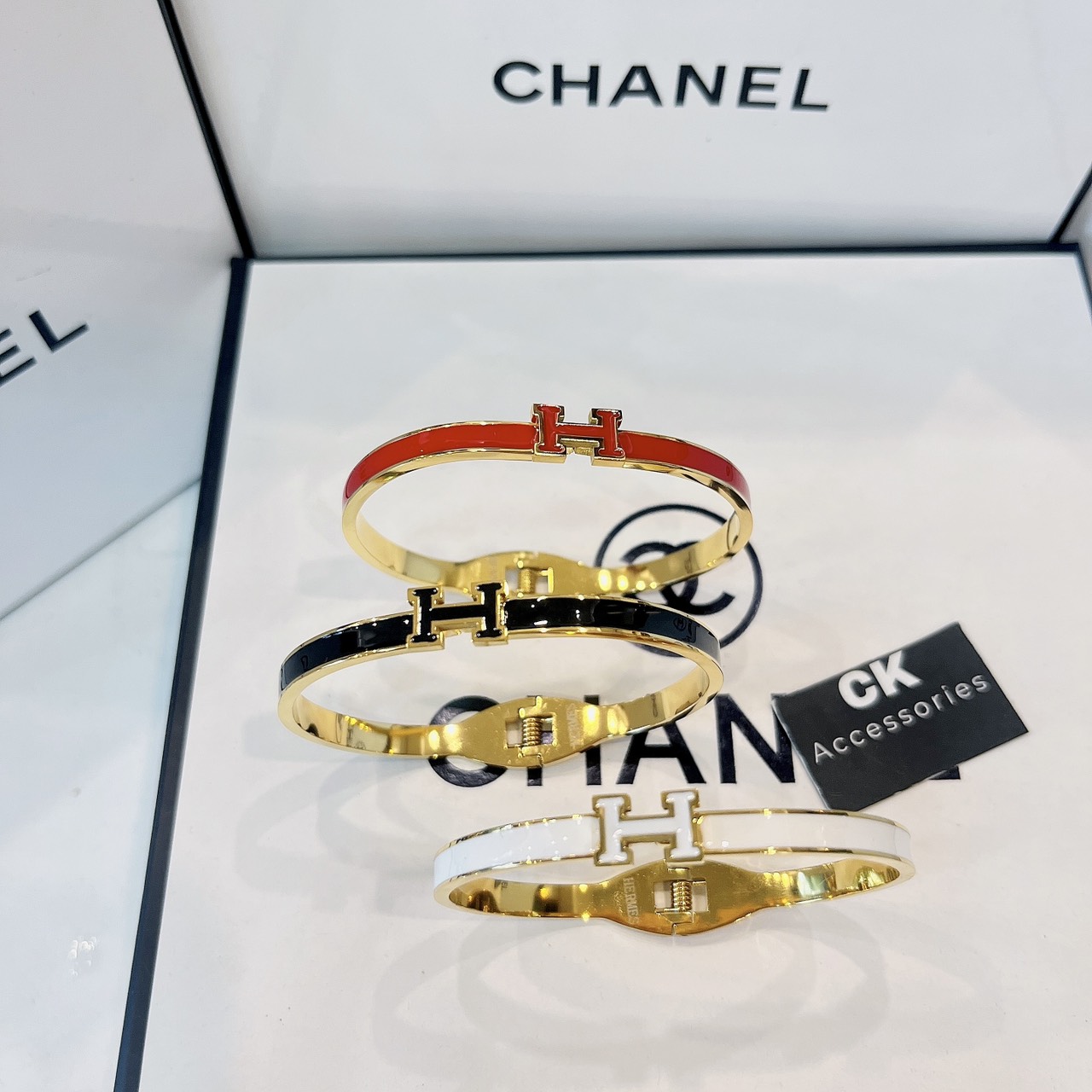Lắc tay bạc nữ hình Chanel xinh xắn hot 2021 sang trọng trang sức cao cấp  HDJ mã LTT161  MixASale
